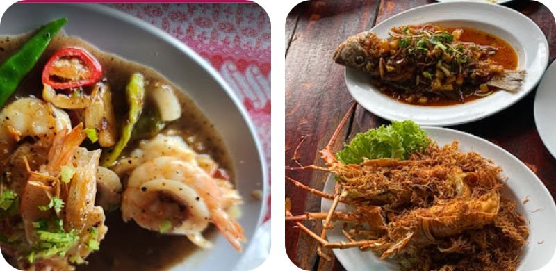 35 Tempat Makan Menarik Di Langkawi Paling Sedap 5 Imej Menu Tanjung Rhu Floating Restaurant & Fishfarm