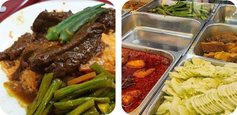 55+ Tempat Makan Menarik Di Penang Waktu Pagi & Malam 18 Imej Menu Deens Maju Nasi Kandar
