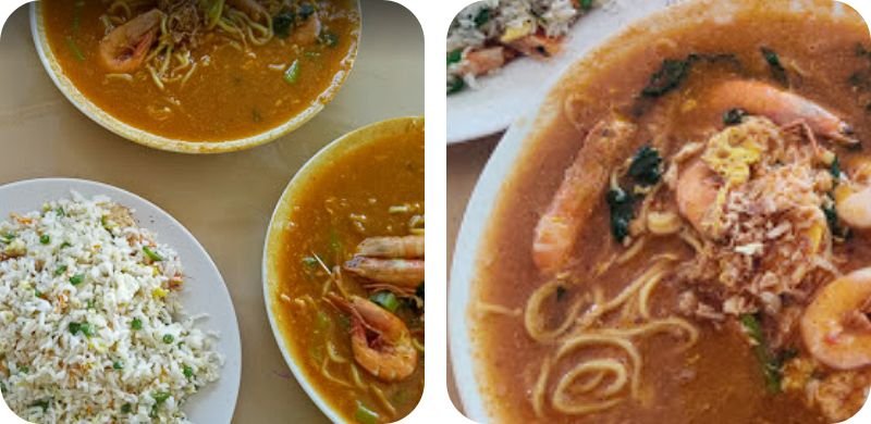 25+ Tempat Makan Menarik Di Sabak Bernam Paling Sedap 4 Imej Menu Gerai Mee Udang Banjir BNO