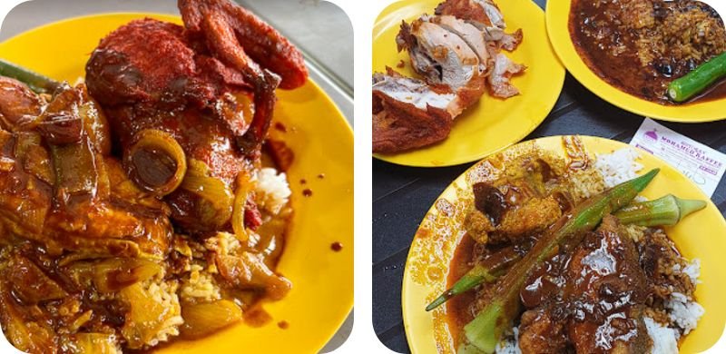 55+ Tempat Makan Menarik Di Penang Waktu Pagi & Malam 34 Imej Menu Restoran Mohamed Raffee Nasi Kandar