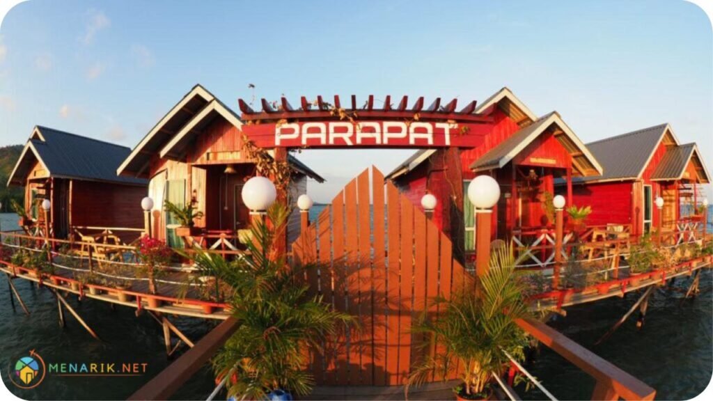 Imej Tempat Menarik di Semporna Parapat Water Village