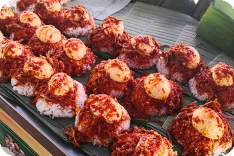 55+ Tempat Makan Menarik Di Penang Waktu Pagi & Malam 5 Imej Ali Nasi Lemak Daun Pisang