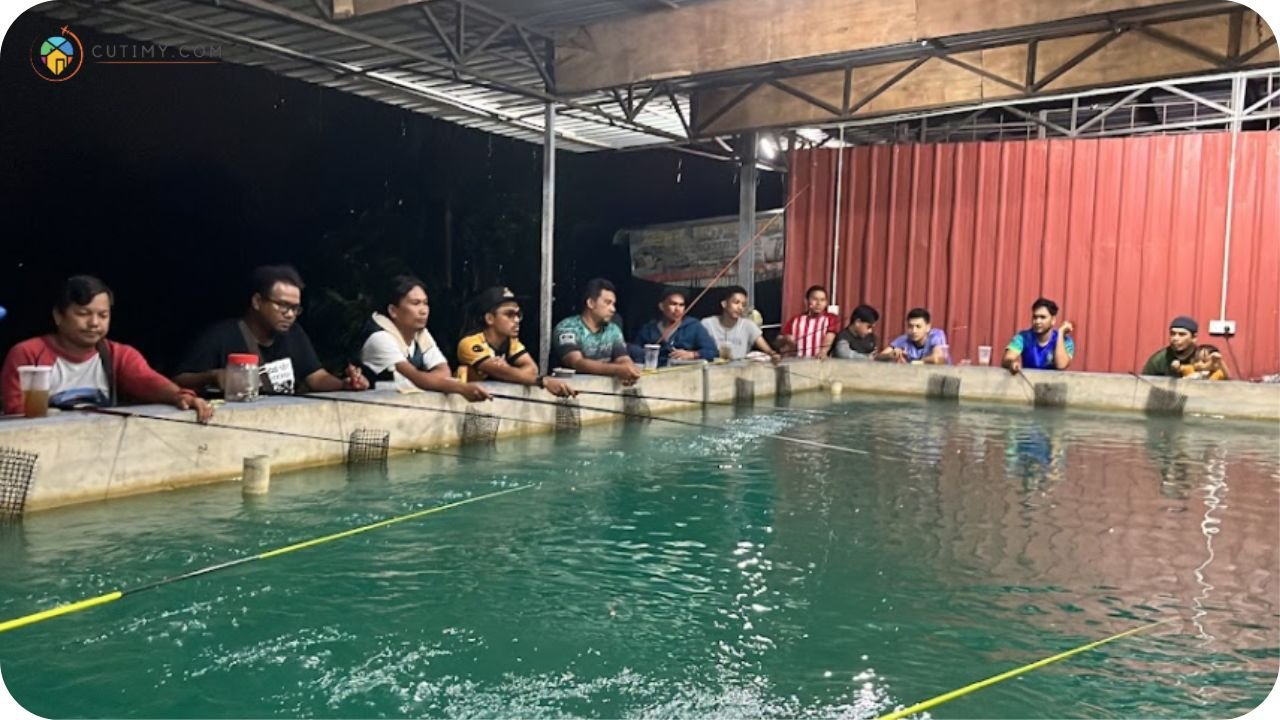 Imej Tempat Memancing di Kuala Terengganu Kolam Pancing Udang Galah Along