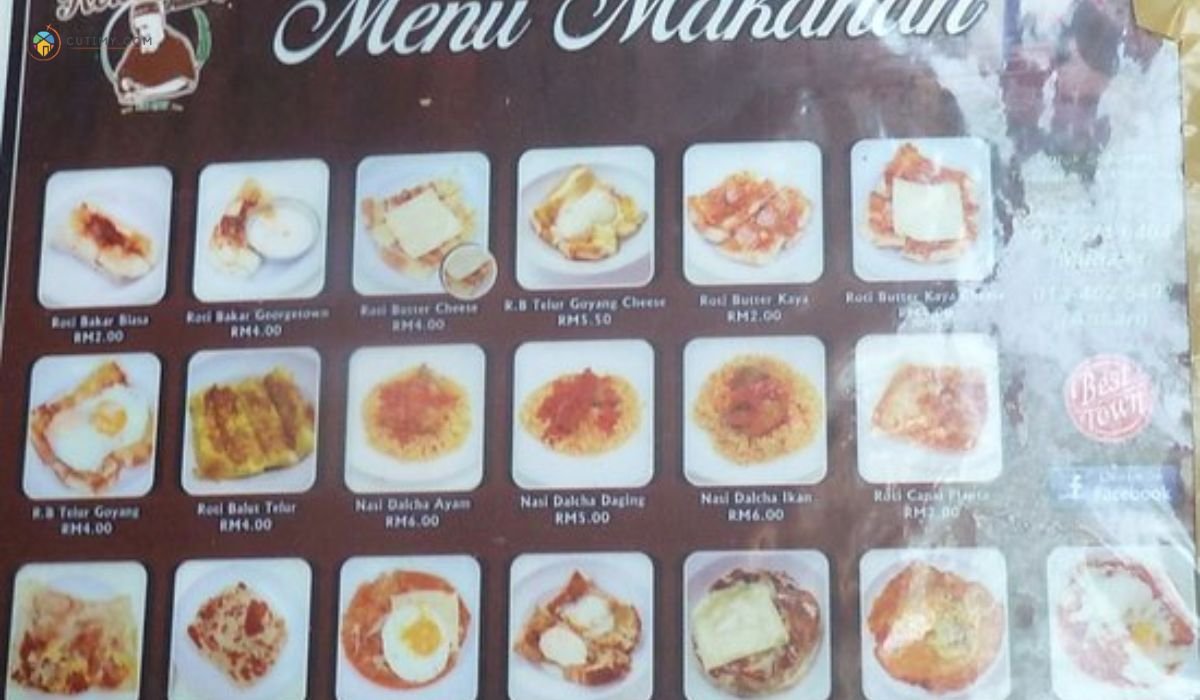 13+ Tempat Makan Menarik di Georgetown Best Terkini 6 imej Hutton Lane Roti Bakar
