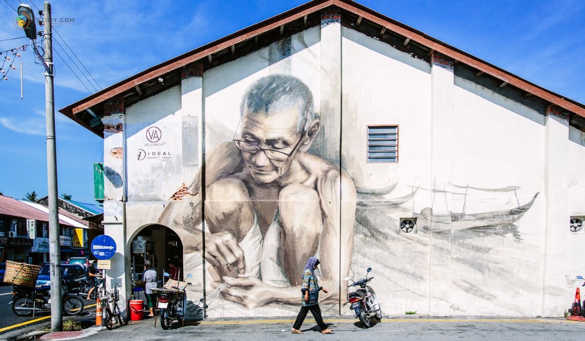 imej Street Art Balik Pulau