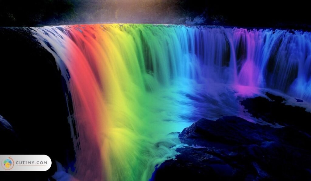 Imej Rainbow Waterfall
