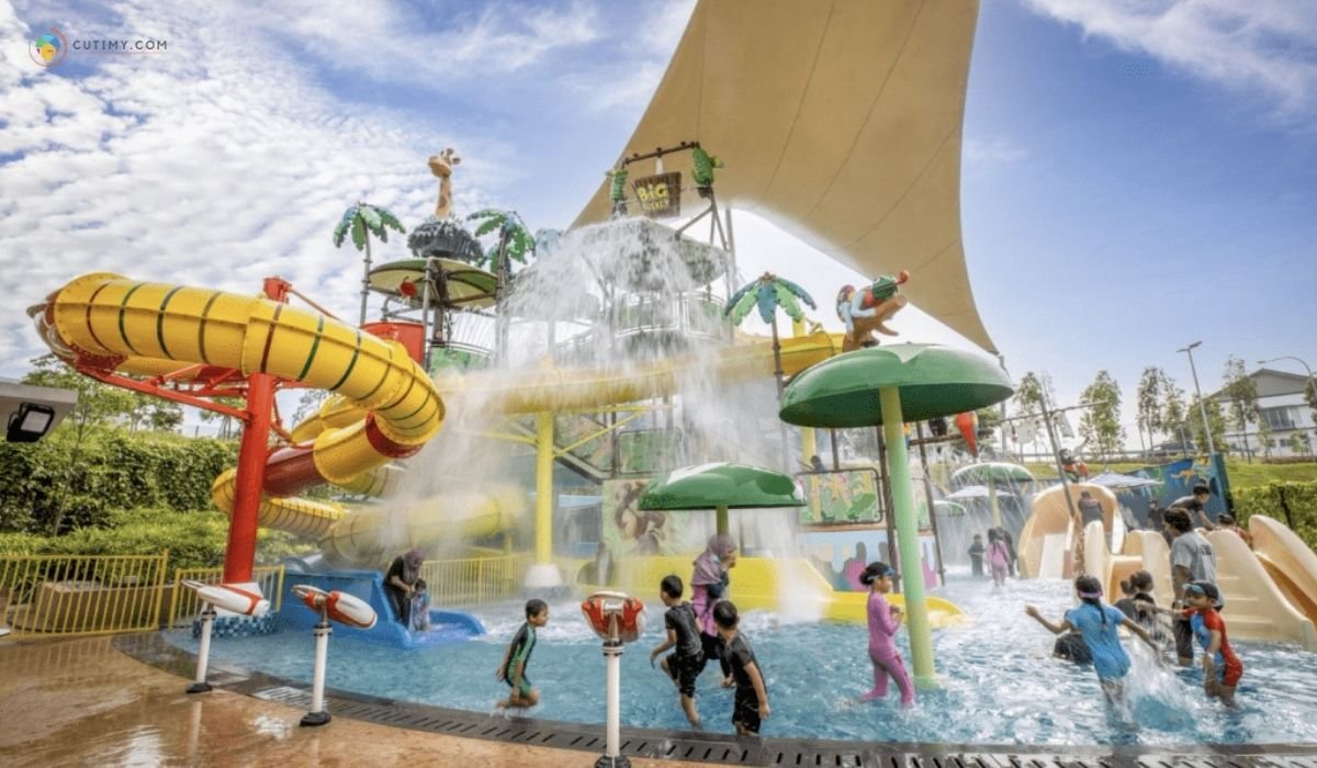 11 Taman Tema Air di Selangor Yang Paling Popular 8 imej Big Bucket Splash Gamuda Gardens